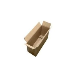 Amerikaanse vouwdoos 245mm x 85mm x 130mm enkel golf B bruin onbedrukt