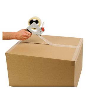 PP hotmelt tape 75mm x 66m transparant 25µm