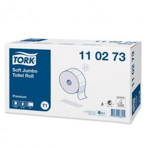 Toiletpapier Tork jumbo T1 premium 110273 10cm x360m 2 lagen wit