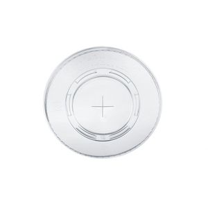 Milkshakedeksel ps rond 9cm transparant
