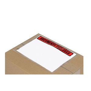 Paklijstenveloppen plastic 225mm x 122mm documents enclosed