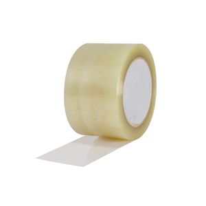 PP hotmelt tape 75mm x 66m transparant 25µm