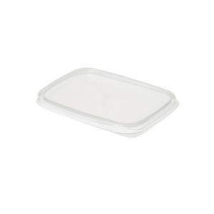 Deksel rechthoek 10.8cm x 8.2cm pp transparant