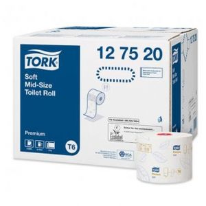 Toiletpapier Tork compact T6 premium 127520 10cm x90m 2 lagen wit