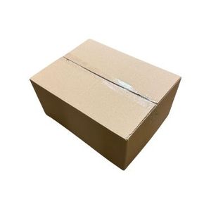Amerikaanse vouwdoos 392mm x 292mm x 184mm enkel golf B bruin onbedrukt