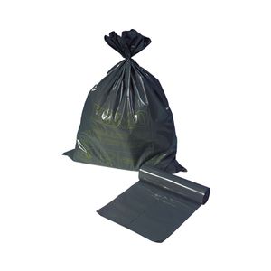 Afvalzak 60cm x 80cm 50µm grijs 60L komo ldpe