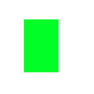 Prijskaart fluor groen 8cm x 12cm rechthoek