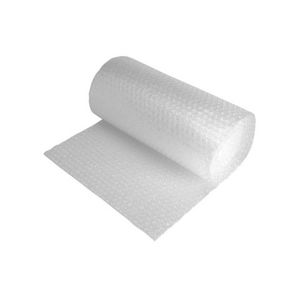 Luchtkussenfolie 75cm x 50m 60µm transparant lldpe 2 laags 30 mm noppen 