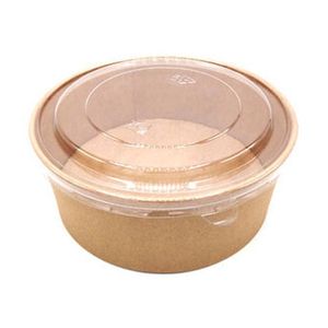 Deksel rond 20.5cm x 20mm rpet transparant