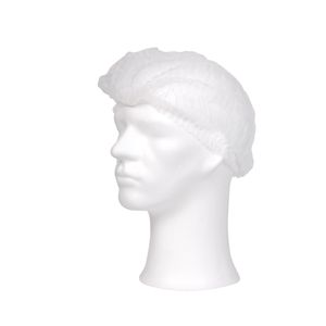 Pp non woven haarnetje baret L wit