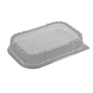 Deksel ready2Cook rechthoek 22.7cm x 15.7cm x 4.1cm dpet transparant 