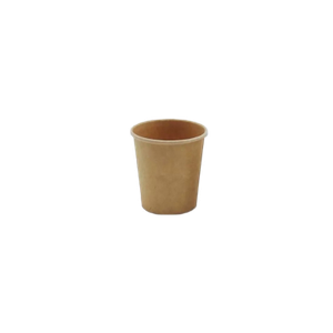 Cup rond 6cm x 6.5cm 110ml kraft bruin