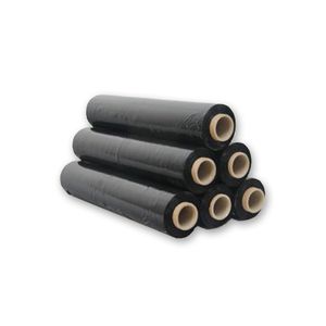LLDPE handwikkelfolie 50cm x 300m 20µm zwart