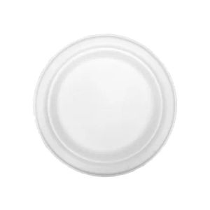 Borden bagasse/suikerriet rond 17.6cm beige