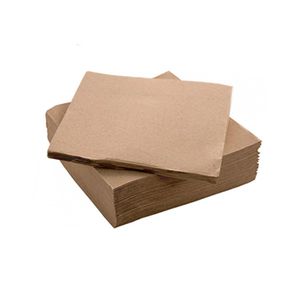 Servet private label 16.5cm x 9cm kraft bio 1 laag bio nova