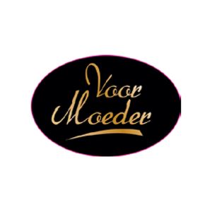 Cadeau etiket ovaal 37x25 mm mat zwart opdruk voor moeder goud