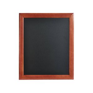 Krijtbord 37cm x 47cm mahonie