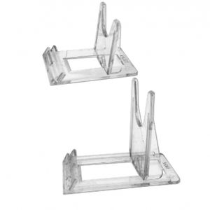 Folderhouder 7cm x 4.1cm universeel schuifmodel acryl