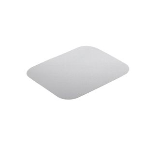 Aluminium deksels rechthoekig 14cm x 11.5cm zilver