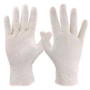 Handschoenen Latex gepoederd XL wit