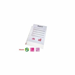 Showtas Esselte 0.08mm 21-gaats A4 mat 100 stuks