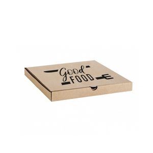 Pizzadozen kraft 26cm x 26cm x 3cm good food