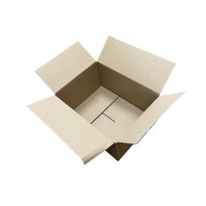 Amerikaanse vouwdoos 392mm x 292mm x 184mm enkel golf B bruin onbedrukt