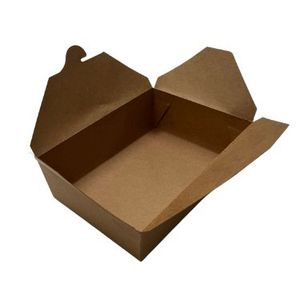 Menubox take away 21.5cm x 16cm x 6.5cm bruin kraft