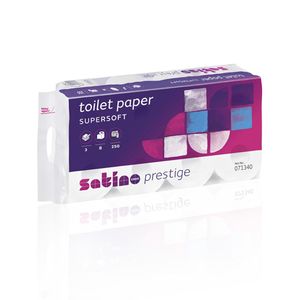 Toiletpapier Satino 071340 9.4cm x27.5m 3 lagen wit