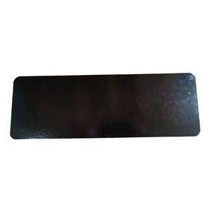 Goudkarton rechthoekig, afgeronde hoek 48cm x 16.5cm metallic goud/zwart