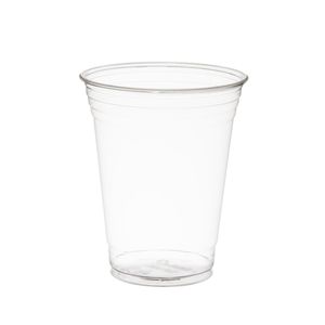 Cup beker x 9cm x 10.5cm 440ml pet transparant 