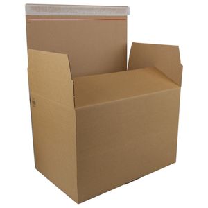 Autolockdoos 160mm x 130mm x 70mm bruin