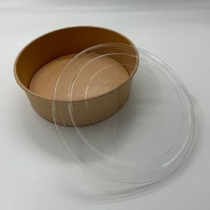 Bowl rond 20.4cm x 6.5cm 1500ml karton kraft bruin
