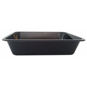 Menubak 22.6cm x 17.7cm x 5.1cm 1360ml 1vaks zwart c-pet