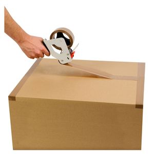 PP acryl tape 48mm x 66m bruin 25µm