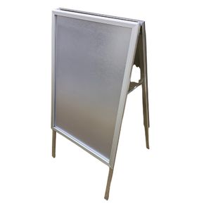 Stoepbord met kliklijsten 59cm x 84cm aluminium