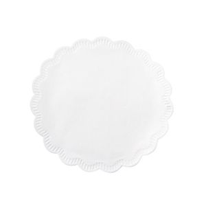 Onderzetters 9cm wit onbedrukt
