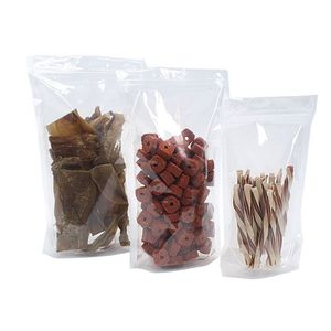 Stazakken 500ml 13cm x 23cm 2x4cm transparant gripsluiting & afscheurrand onbedrukt