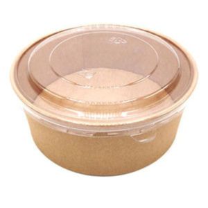 Deksel rond 18.7cm pet transparant 