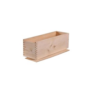 1 Fles schuifkist onbedrukt hout