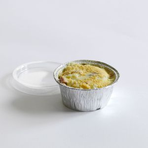 Aluminium bak rond 5.6cm x 3.7cm 106ml
