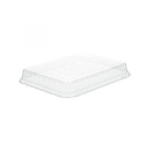 Deksel rechthoek 22.6cm x 17.7cm x 3cm a-pet transparant 