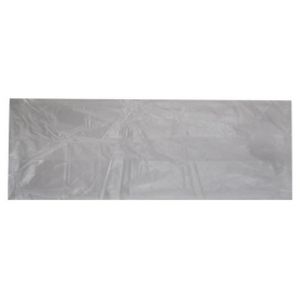 Plastic zak hdpe met zijvouw 14cm x 8cm x 55cm 8µm ongeperforeerd onbedrukt