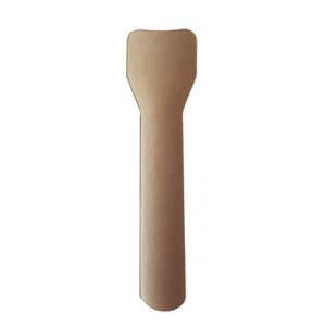 Ijslepel papier 9.4cm bruin