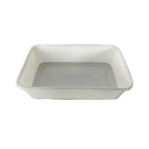 Menubak 17.5cm x 11.9cm x 5cm 650ml 1vaks wit pp
