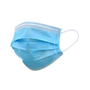 Mondmaskers  FFP1 blauw/wit 3 laags