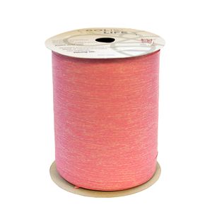 Krullint biologisch afbreekbaar en composteerbaar 10mm x 200m soft roze onbedrukt