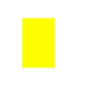 Prijskaart fluor geel 8cm x 12cm rechthoek