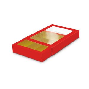 Goudkarton GK7 17.6cm x 12cm x 3cm rood