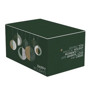 Pakketdoos B 390mm x 290mm x 130mm groen happy holiday